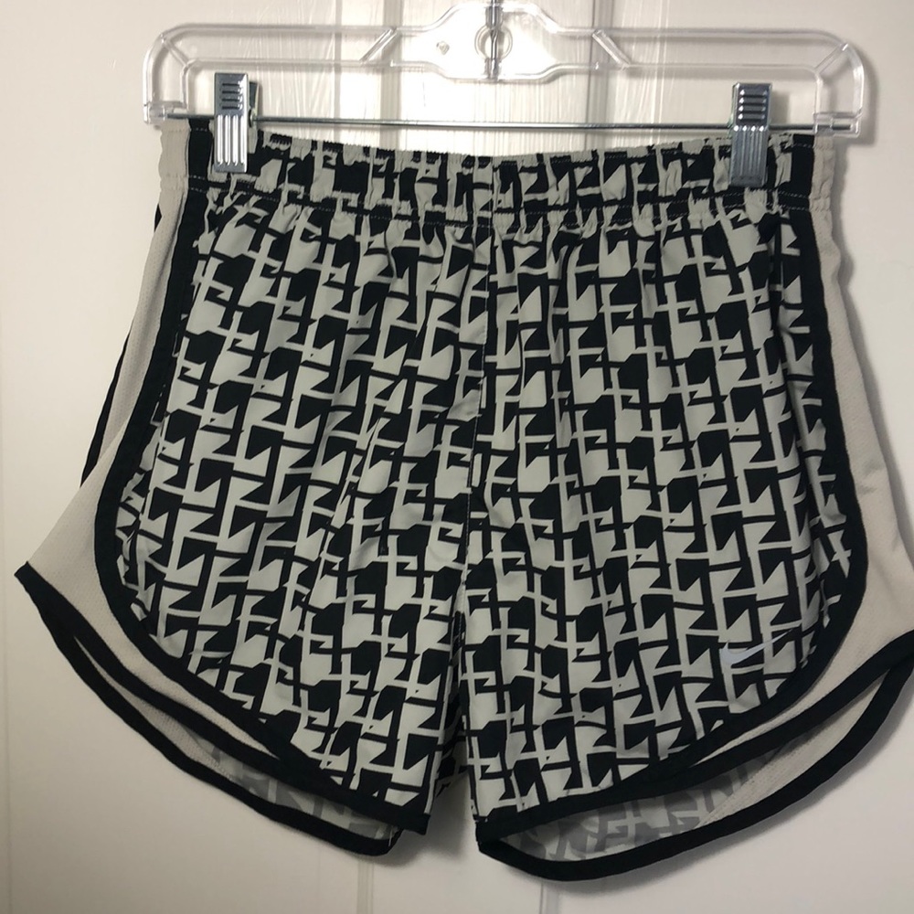 Nike black and grey running shorts